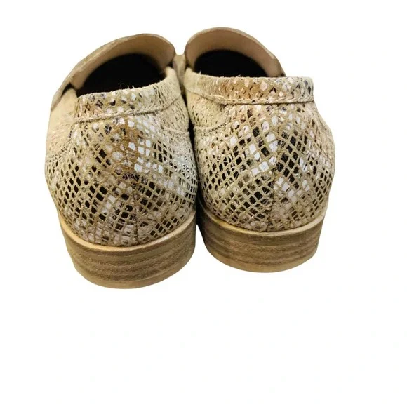 Anthropologie Seychelles Tiger Eyes Weekend Leather Loafers 7.5 - Picture 7 of 11